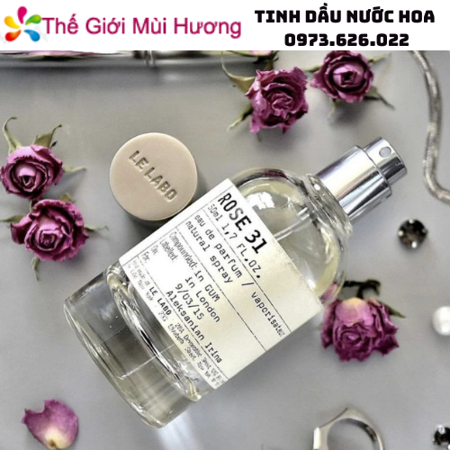 Tinh dầu nước hoa LeLabo Rose31